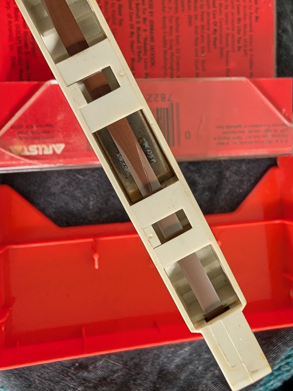 Whitney Houston Self Titled Cassette Tape Original Vintage Red Case - Picture 4 of 6